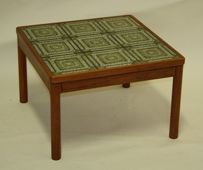 Lot 575 - A 1960s Trioh of Denmark teak and tile-top...