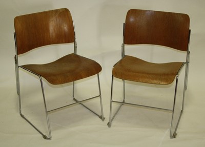 Lot 591 - A pair of 1970s Seid International plywood and...