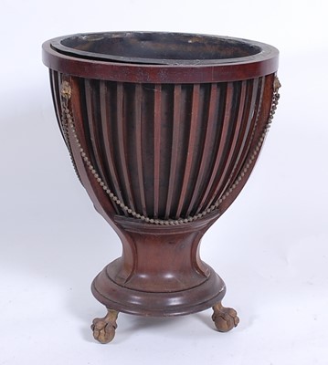 Lot 2487 - A late 19th century mahogany pedestal...