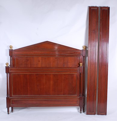 Lot 2488 - A French Empire style mahogany bedstead, the...