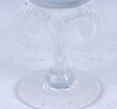 Lot 185 - A contemporary Lalique clear and frosted heavy...
