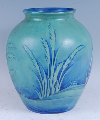 Lot 72 - A Moorcroft Waving Corn pattern pottery vase,...