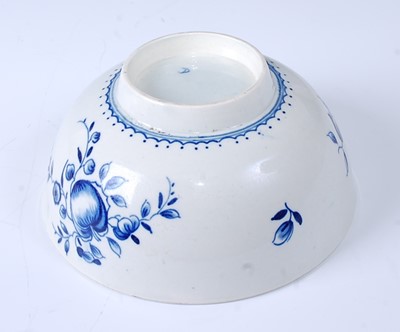 Lot 2074 - An 18th century Worcester porcelain slop bowl,...