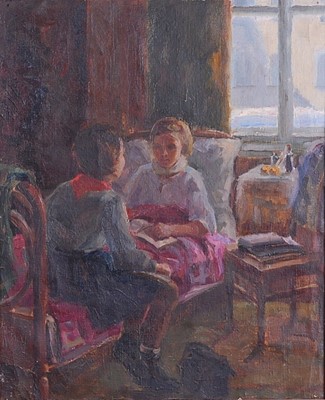 Lot 465 - Irina Novi (1910-1992) - The ill girls place,...