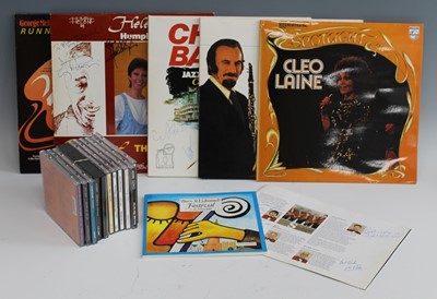 Lot 1043 - A collection of Jazz LP's, CD's and ephemera,...