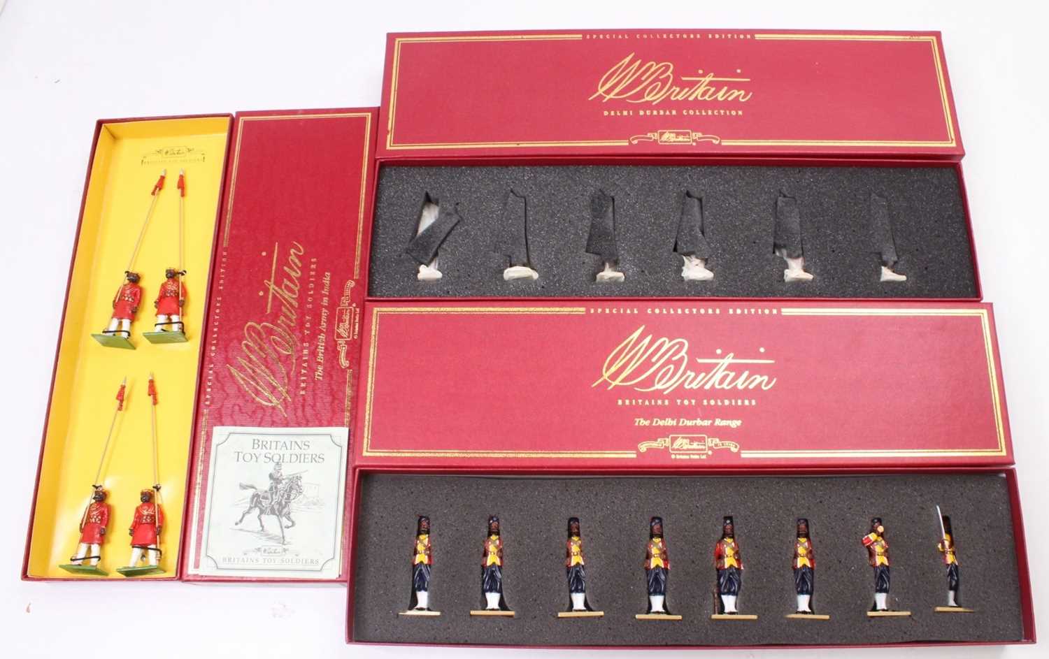 Lot 1793 - Britains Delhi Durbar Range Boxed Soldier Set...