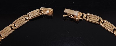 Lot 278 - A 1960s 18 carat gold snail-link necklace,...