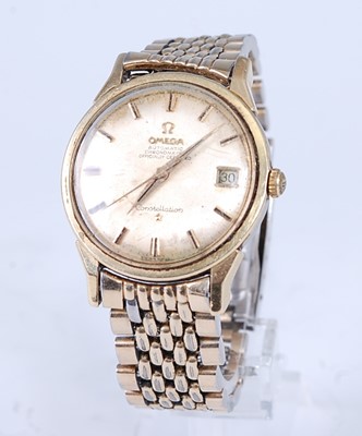 Lot 2256 - A gents Omega Constellation gold plated...