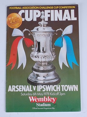 Lot 1258 - A 1978 F.A. Cup Final Arsenal v Ipswich Town...