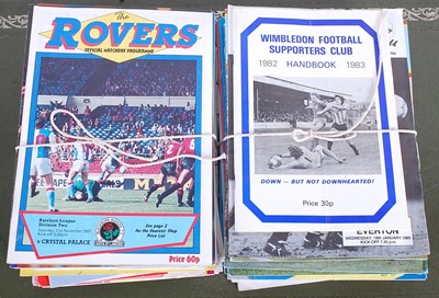 Lot 1259 - A large collection of match day programmes, to...