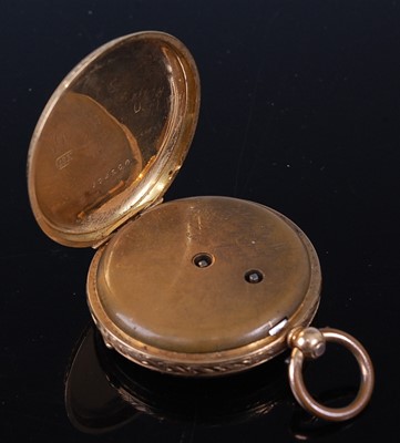 Lot 2242 - A Swiss gent's 18ct gold cased pocket watch,...