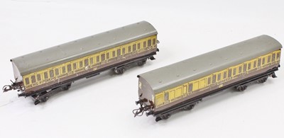 Lot 282 - 1935-7 Hornby Passenger coaches GWR, one each...