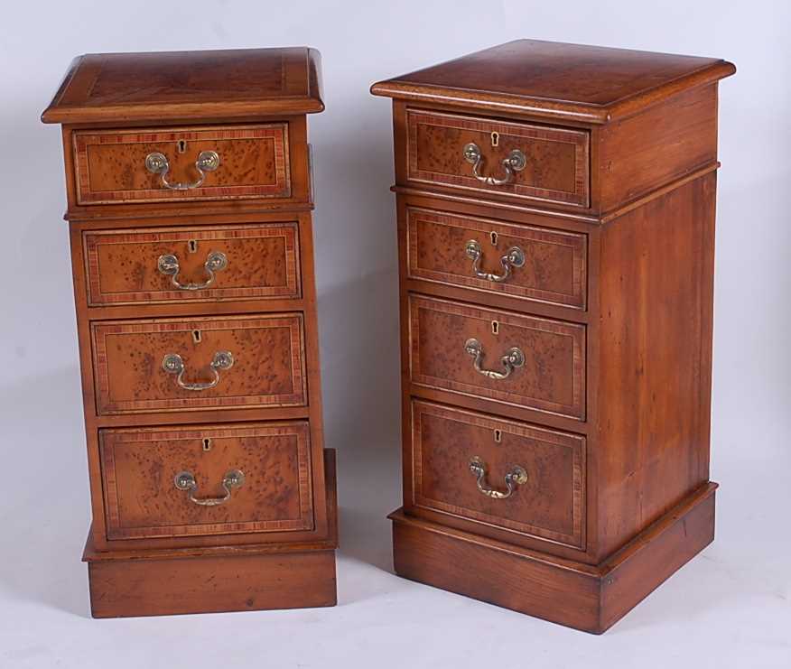 Lot 2515 - A pair of Victorian and recently re-veneered...
