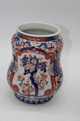 Lot 2 - A pair of 20th century Japanese Imari vases,...