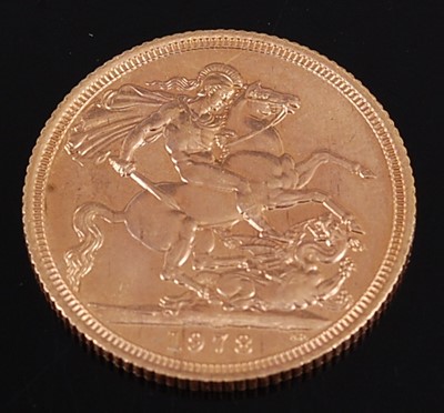 Lot 2225 - Great Britain, 1978 gold full sovereign,...