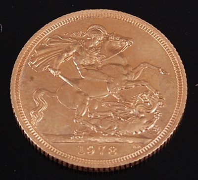 Lot 2227 - Great Britain, 1978 gold full sovereign,...