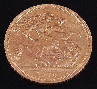 Lot 2216 - Great Britain, 1978 gold full sovereign,...