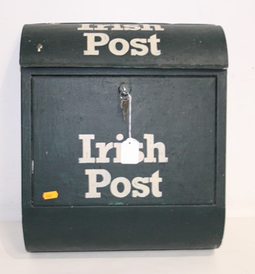 Lot 52 - A 20th century Irish post advertising wall...