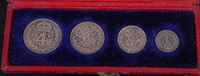 Lot 2197 - Great Britain, 1897 Maundy Money four coin set,...