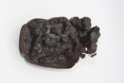 Lot 77 - A 20th century Chinese wooden carving, height...