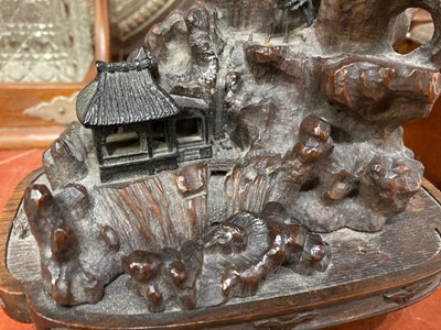 Lot 77 - A 20th century Chinese wooden carving, height...