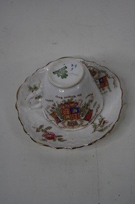Lot 92 - A box of various royal commemorative tea wares