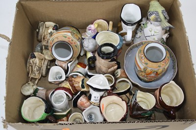 Lot 111 - A box of ceramics to include a Royal Doulton...