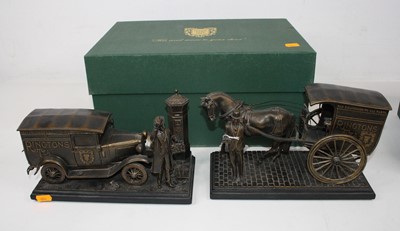 Lot 116 - Two Ringtons bronzed models, largest 16cm high,...