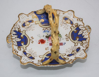 Lot 250 - A Victorian Alcocks gilt and floral decorated...