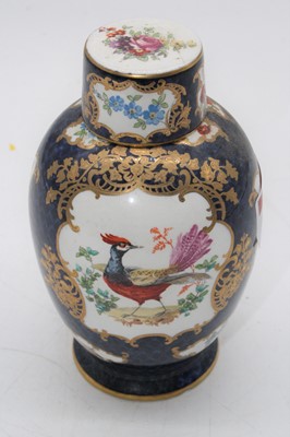 Lot 273 - A 19th century Samson porcelain tea caddy,...
