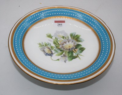 Lot 281 - A circa 1867 Minton porcelain comport,...