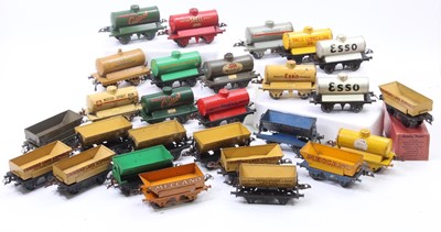 Lot 209 - An assortment of Hornby tipping wagons and...