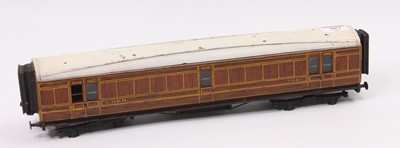 Lot 387 - Wooden body LNER baggage coach running no....