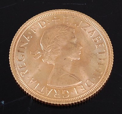 Lot 2223 - Great Britain, 1958 gold full sovereign,...
