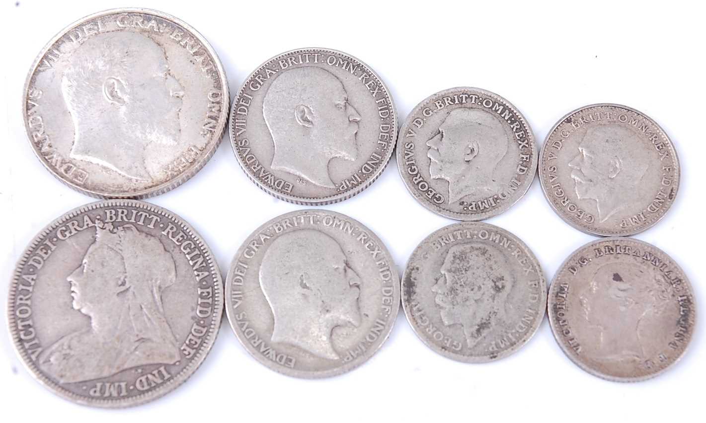 Lot 2128 - Great Britain, 1902 shilling, Edward VII, rev;...