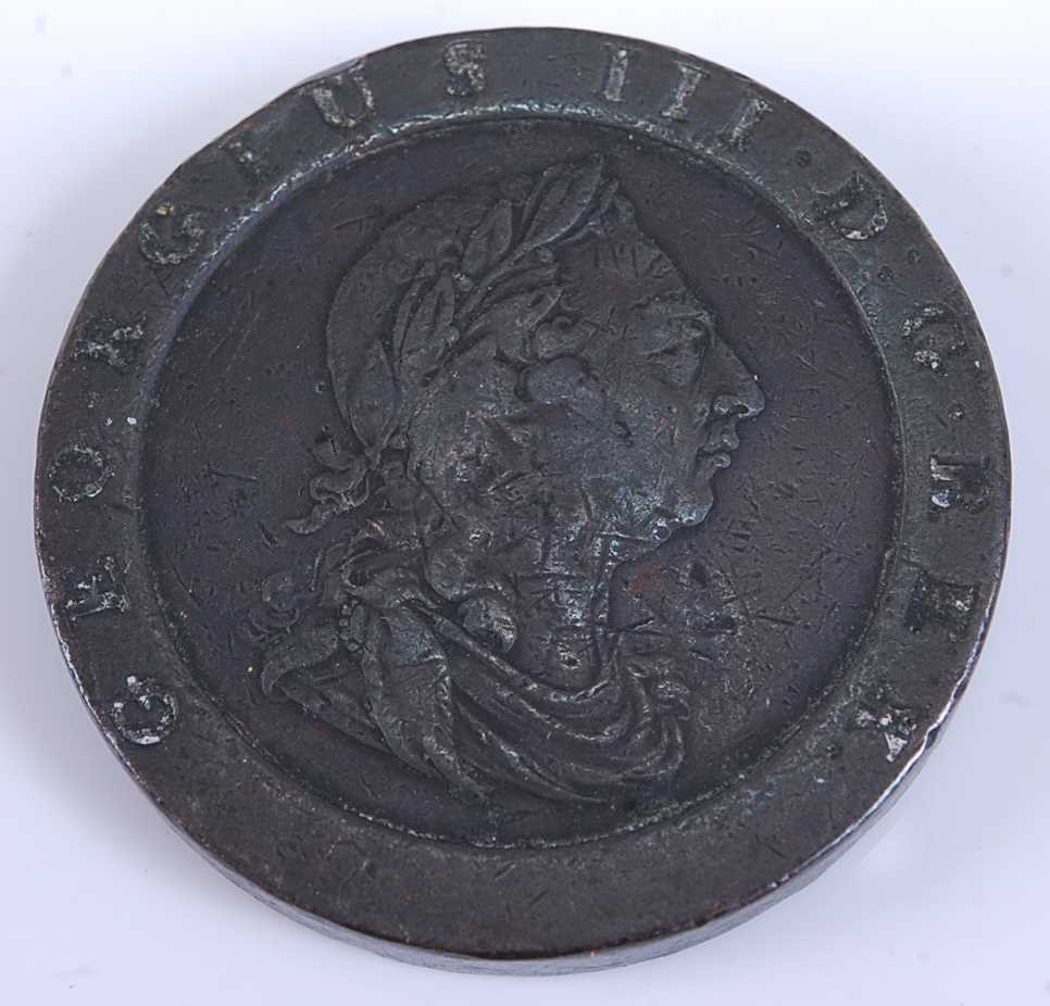 Lot 2042 - Great Britain, 1797 cartwheel penny, Soho mint,...
