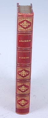 Lot 1004 - Albert, Maurice: Poesies De Anacreon...