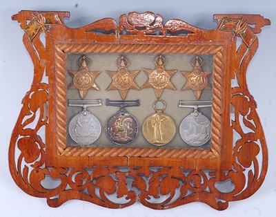 Lot 146 - A family group of medals, to include WW I...