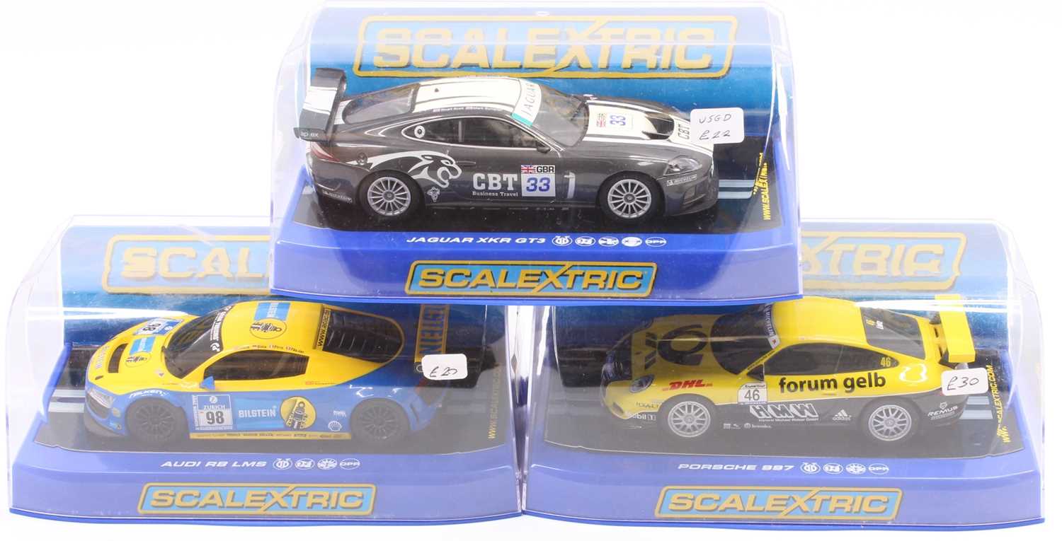 Lot 795 - 3 boxed Scalextric cars to include, C2978...