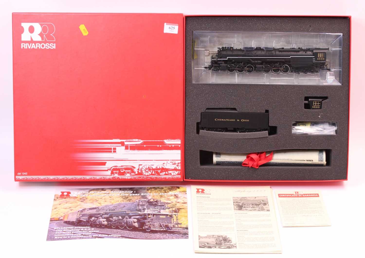 Lot 625 - Rivarossi H0 gauge set 5454 Chesapeake & Ohio...