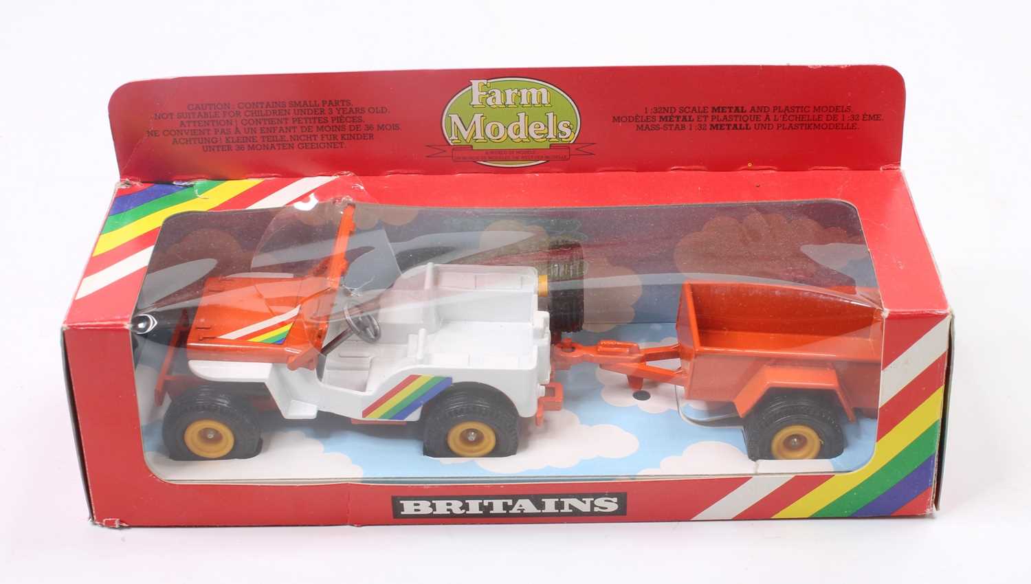 Lot 1883 - Britains No.9433 Jeep and Mini Trailer Set,...