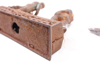 Lot 1939 - Original cast iron "Hometown" money bank,...