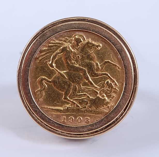 Lot 2540 - An Edward VII half sovereign dated 1903 in a...