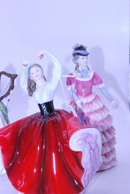 Lot 28 - A collection of seven Royal Doulton figurines...