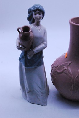 Lot 57 - A Diana Spanish porcelain figure of a female...