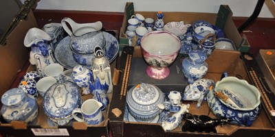 Lot 83 - Three boxes of miscellaneous china, to include...