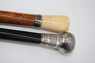 Lot 111 - A late Victorian walking cane, having a...