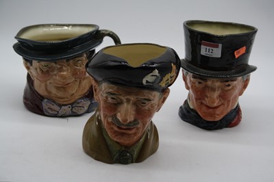 Lot 112 - A collection of assorted Doulton character...