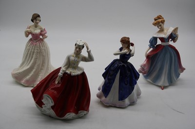 Lot 119 - A collection of 11 Royal Doulton figurines to...