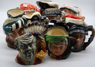 Lot 126 - A collection of 13 Royal Doulton character...